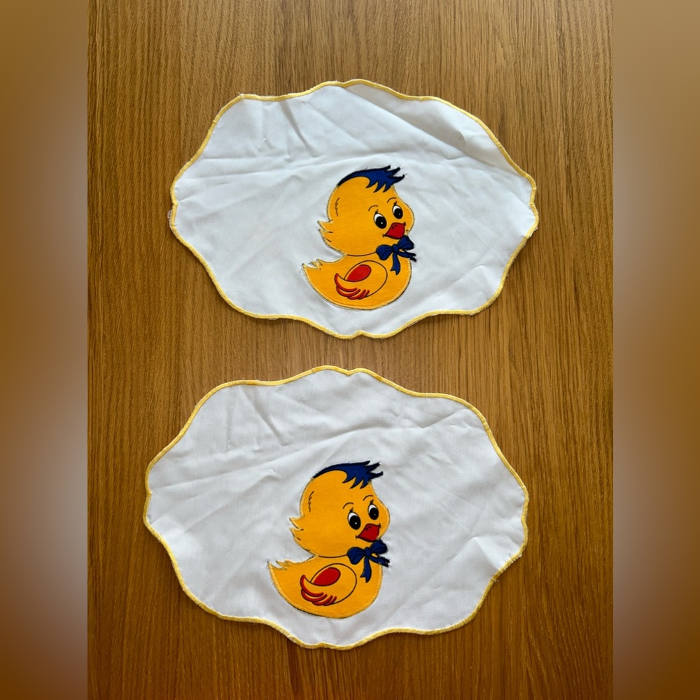 Easter tablecloth overlays